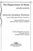 FAU University Symphony - December 2007
