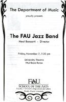 The FAU Jazz Band - November 2008