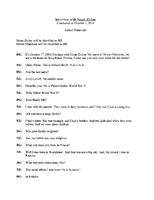 Interview with Natan Zielon