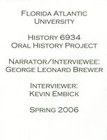 Interview with George Brewer – ca. 2006