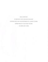 Interview with Dzafer Malagic – ca. 2006