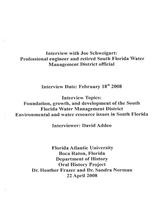 Interview with Joe Schweigart – ca. 2008