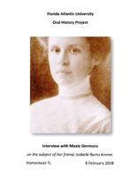 Interview with Maxie Simmons – ca. 2008