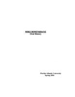 Interview with Mike Rosenkranz – ca. 2008