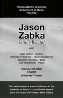 Senior  Recital by Jason Zabka (Guitar) - February 2009