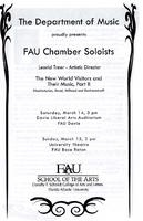 FAU Chamber Soloists - The New World Visitors and Their Music, Part II - March 2009