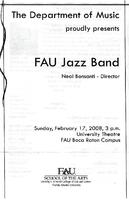 FAU Jazz band performance - February 2008