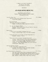 An Old Song Resung  (FAU Opera Workshop Day 2) -  June 2008