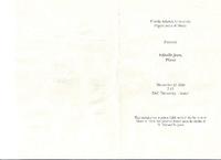 Recital by Ednelle Jean (piano) - Fall 2010