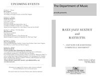 FAU Jazz Ratz Sextet & Raffette - Fall 2010