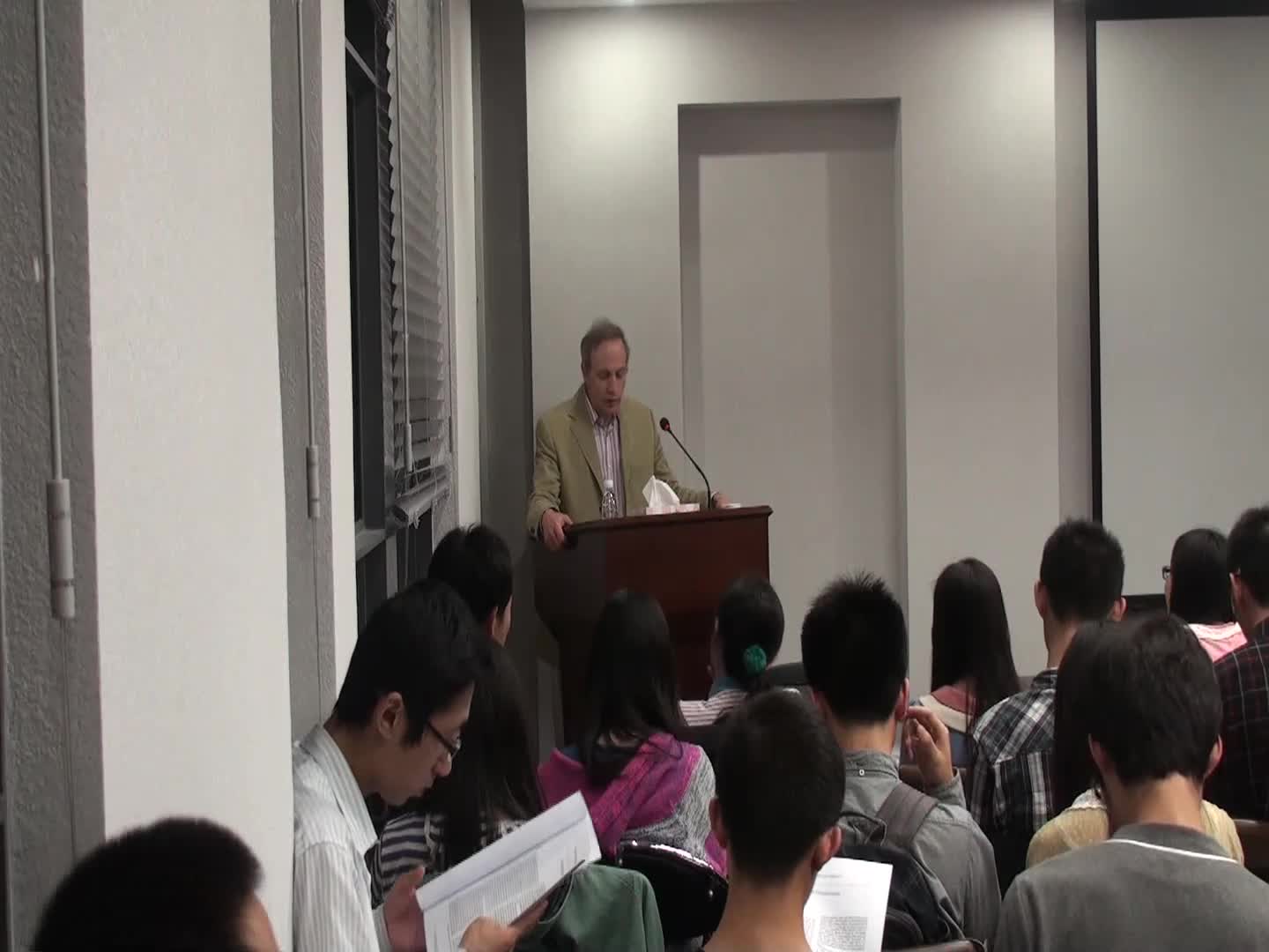 Art as Dramatization, Nanjing University Lecture, 06/11/2013, part 1