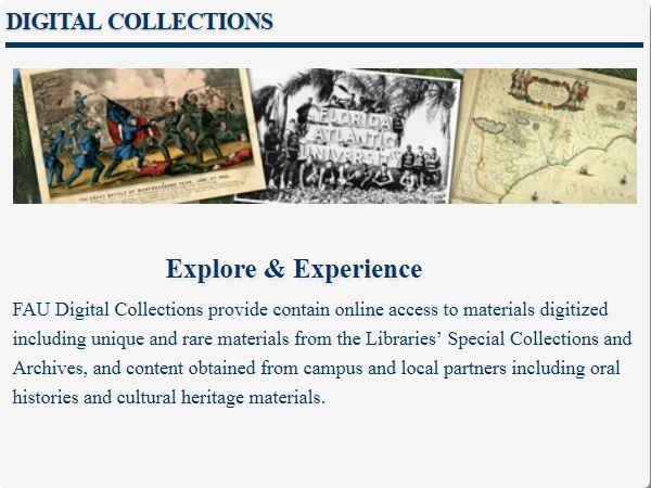 FAU Digital Collections