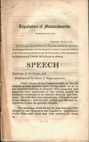 Legislature of Massachusetts. : 
