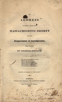 An address delivered before the Massachusetts Society for the Suppression of Intemperance, May 31, 1827.