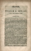 Oration, by William H. Seward, at Plymouth : December 21, 1855.