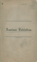 American patriotism : a sermon preached in the Arch Street Church, Sabbath morning, April 28th, 1861
