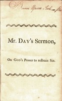 A Sermon delivered at Bethlem January 4, 1774 Before the Reverend Association of Litchfield County