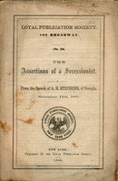 The assertions of a secessionist.