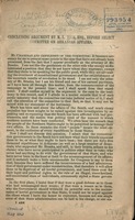 Concluding argument by M.L. Rice, Esq., before select committee on Arkansas affairs.