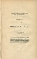 The test oath and jury trial-- The law and the gospel!