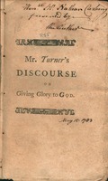 Due glory to be given to God. : a discourse containing two sermons preached in Cambridge May 15, 1783. Being a day appointed by government for publick fasting and prayer.