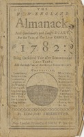 The New-England almanack, and gentleman's and lady's diary, for the year of our Lord Christ 1782, being the second year after bissextile or leap year, and the sixth year of American independence
