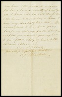 L.J. Blackale to his sister, Mrs. Clarke [Mary]